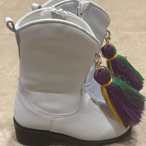 Mardi Gras Toddler Marching Boots Size 6